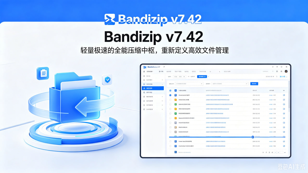Bandizip电脑端主界面